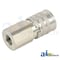 A & I Products Coupler, Female Flat Face;  FEM Series, ISO16028 3" x1" x1" A-FEM-371-6FP-NL - alternate 2